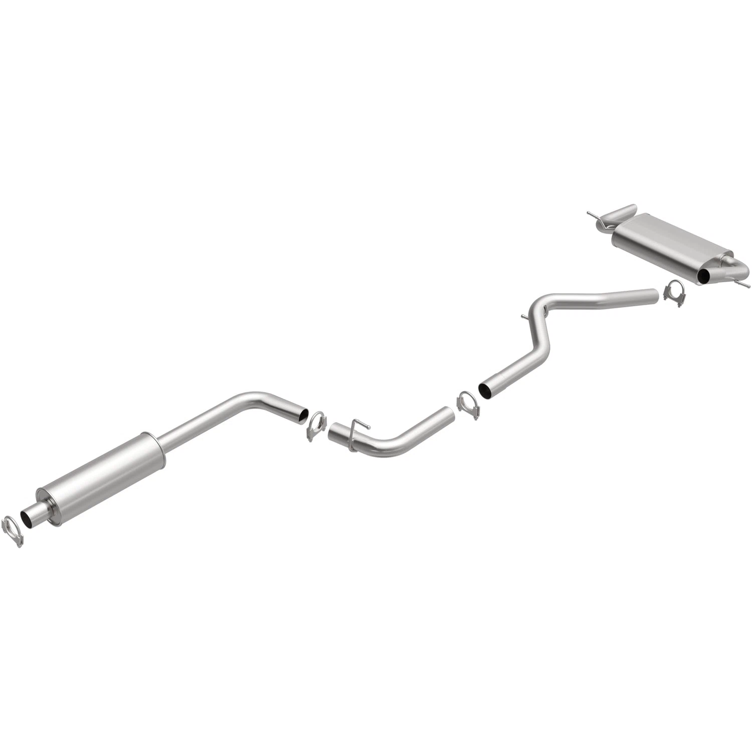 2012-2017 Ford Focus Direct-Fit Replacement Exhaust System 106-0593